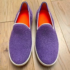 Like new Rothy’s slip-on sneaker in Amethyst